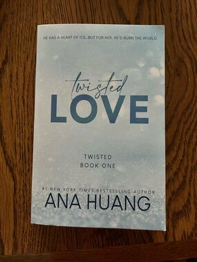Twisted Love by Ana Huang - Light Blue Paperback